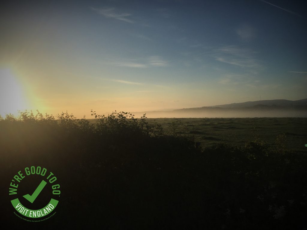 Binsey at sunrise on a misty morning